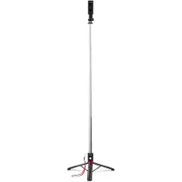 Hama Selfie-Stick "Handy-Stativ mit Fernbedienung 30-110cm (3in1 Handy Selfie-Stick groß)", schwarz, Selfie-Sticks, Universal für Smartphone, ultraleicht, Teleskopstange, Bluetooth, Selfie-Stick