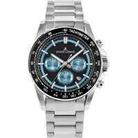 Jacques Lemans Chronographen Liverpool Black - Light blue