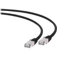 Gembird PP6A-LSZHCU-BK-1M, 1 m, Cat6a, RJ-45, RJ-45, Schwarz