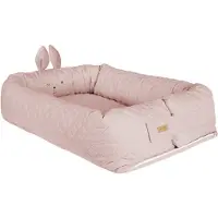 Roba Kuschelnest "Babylounge, style, Lily, rosa", rosa (rosa, mauve, mauve), Obermaterial: 100% Polyester. Füllung: 100% Polyester, Bettnestchen, Kuschelnest, 3in1