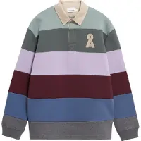 Armedangels AADRU LS RUGBY FLEECE SWEATSHIRT | Aus 100% Bio-Baumwolle - mehrfarbig (S)