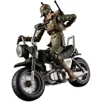 Megahouse Mobile Suit Gundam Fürstentum Zeon Soldat General Und Motorrad Figur 10 Cm