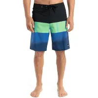 Quiksilver Boardshorts "Surfsilk Straight Leg 20", Herren, Gr. 38(XXL), Normalgrößen, blau (nebulas blau bloomfade), Obermaterial: 88% Polyester, 12% Elasthan., Hosen Boardshorts