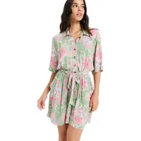 Roxy Overall "Real Yesterday", Damen, Gr. XXL, US-Größen, bunt (basil kartofeel apparel), Obermaterial: 100% Viskose;, Overalls Overall