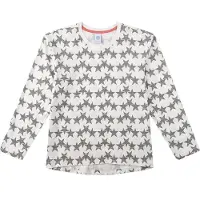 Sanetta Schlafanzug "Pyjama Pyjama Teenager lang Stars", Jungen, Gr. 164, bunt (schwarz, weiß), Obermaterial: 100% Baumwolle CO., Homewear-Sets Schlafanzug