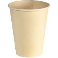 Duni Sweet Cup Nature Papier-Trinkbecher, 24 cl, Einwegbecher aus Fasergemisch auf Zuckerrohrbasis, 1 Karton = 16 x 50 Stück