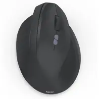 Hama EWM-600R, rechts, Vertikale Ausführung, Optisch, RF Wireless + Bluetooth, 1800 DPI, Schwarz