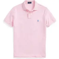 Ralph Lauren für Herren. 710782592033 Das kultige rosa Piqué-Poloshirt (S), Lässig, Baumwolle, Kurzarm