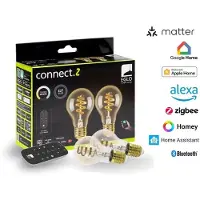 Eglo Connect-z E27 A60 Amber 2-pack Led-lampe