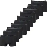 Schiesser Boxershorts UNCOVER BY "Boxershort 10PACK Shorts 10er Pack", Herren, Gr. 3XL, schwarz, Obermaterial: 95% Baumwolle CO. 5% Elasthan EL., Unterhosen Boxershorts