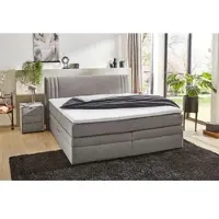 Jockenhöfer Boxspringbett »"Amira", OTTOs Choice! Topseller, mit Bettkasten und Topper« erhältlich in den Breiten 120,140 & 180cm, grau 313/09, , 45694819-0 Struktur fein