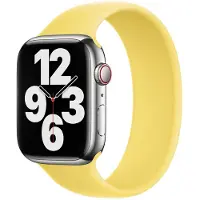 Apple Silikon Solo Loop für das Watch | 44/45/46/49 mm - Größe 10 - Lemon Zest