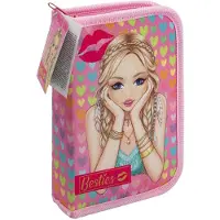 Besties Federmäppchen 28-teilig - Gefülltes Schuletui für Kinder