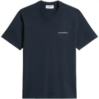 Marc o'polo T-Shirt DENIM, Herren, Gr. M, navy teal, Obermaterial: 100% Baumwolle, relaxed fit, Rundhals, Shirts T-Shirt, mit großem Rückenprint, relaxed fit, Rundhals