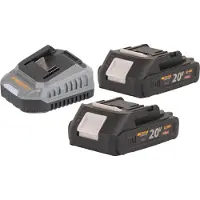 Procraft PX20BLbb Akku Exzenterschleifer 20 V 125 mm Brushless + 2x Akku 2,0 Ah + Ladegerät