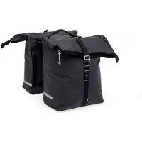 New Looxs Doppelte Fahrradtasche Cantos Bag Double MIK 2.0 - 36 Liter - 30 x 16 x 36 cm (2x) - Schwarz