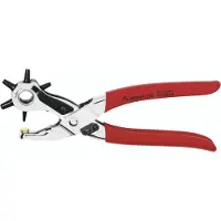 Rennsteig Werkzeuge Rennsteig Revolverlochzange 2 - 5 mm, vernickelt mit Griffhülle - 104 220 4