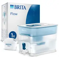 Brita Flow Basic Blue MX PRO, Spender-Wasserfilter, 8,2 l, Blau, Transparent