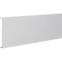 Hager BR7017227035 Brüstungskanal-Oberteil zu BRA/S mit Oberteilbreite 120mm aus PVC in lichtgrau - 2 Meter