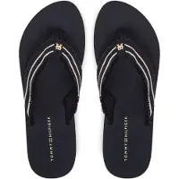 Tommy Hilfiger Zehentrenner TH Webbing Beach Sandal FW0FW08739 Dunkelblau 36