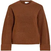 Vila Viluna Rundhals Strickpullover