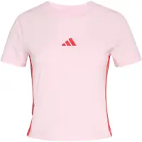 Adidas - Women's 3-Stripes SJ Baby Tee - T-Shirt Gr XXL rosa