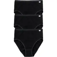 Speidel Slip "Hüftslip Hüftslip ohne Seitennähte 3 Stück", Damen, Gr. 44, 3 Stk., Single-Jersey, schwarz, Single-Jersey, , Unterhosen Slip