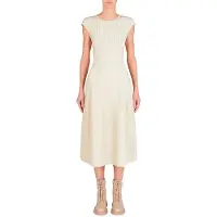 Armani Exchange Xw000119_af10352 Kurzarm Midi-kleid