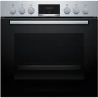 Bosch HEA513BS3 + NKN645GA2E, Keramik, 4 Zone(n), Glaskeramik, Schwarz, Touchsteuerung, 58,3 cm