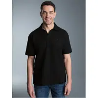 Trigema Poloshirt "Oversized Poloshirt ohne Knopfleiste in Waffeloptik" 1 Stk.
