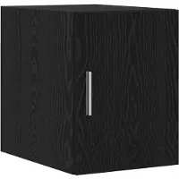 vidaXL Lagerschrank mit Regalen Schwarz Eichen-Optik Holzwerkstoff
