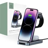 Tech-Protect wireless charger A26 3in1 QI15W, black