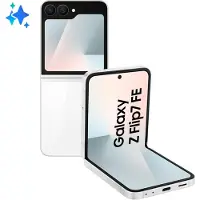 Samsung Galaxy Z Flip7 FE, 17 cm (6.7"), 2640 x 1080 Pixel, 8 GB, 128 GB, 50 MP, Weiß