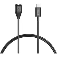 Tech-Protect MC04 UltraBoost USB-C-Kabel für Garmin-Uhren, 1 m - Schwarz