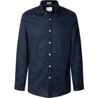 Pepe Jeans für Herren. PM3090837 Craig navy shirt (XXL), Lässig, Baumwolle, Langarm, Marine