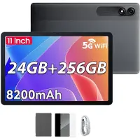 Blackview Tab 9 Wifi, 27,9 cm (11"), 1200 x 1920 Pixel, 24 GB, 8 GB, Android 15, Grau