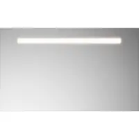 Burgbad Eqio Badspiegel mit LED-Beleuchtung in Chromoptik und den Maßen 100 x 60 cm