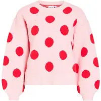Vila Viluna Rundhals Strickpullover
