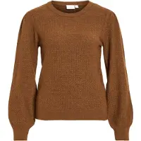 Vila Vimable Rundhals Strickpullover