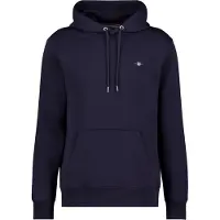 Gant für Herren. 2007058 Shield Hoodie blau (S), Lässig, Baumwolle, Langarm, Marine