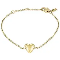 Copenhagen Studios Armband "Schmuck Geschenk Edelstahl Armkette Balloon Hearts", gold (gelbgoldfarben), Armbänder, Damen, 20cm, Edelstahl, Armband