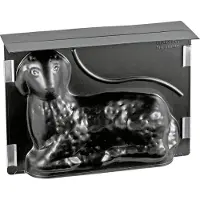 Kaiser Backform, Maxi-Lammform, schwarz, 1,75 Liter, Formschöne Kuchenform mit Rezept, 1 Stück
