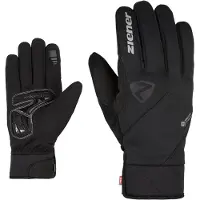 Ziener Fahrradhandschuhe "DONNI-Z WINDSTOPPER by GORE TEX LABS PrimaLoft", Gr. 8,5, schwarz, Materialmix, Handschuhe Fahrradhandschuhe, winddicht, atmungsaktiv, warm durch PrimaLoft