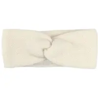 Zwillingsherz Stirnband "Classic", Damen, weiß, Strick, Kaschmir, unifarben, Mützen Stirnband, Knoten vorn, Cashmere, Feinstrick
