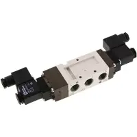 YPC 5/3 G3/8'' Center Closed Magnetventil 24V AC 2-10bar/28-140psi