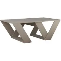 Decortie Pipra Moderner Couchtisch Hell Mokka , 110 x 60 x 40 cm