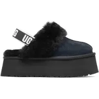 Ugg Funkette Hausschuhe Schwarz EU 37 Frau Schwarz EU 37