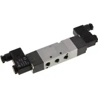 EMC 5/3 G1/4'' Druck-Center-Magnetventil 12V DC 1,5-8bar/21,0-112psi E.MC