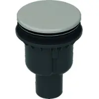 Bette BetteDown 50 Ablaufgarnitur, senkrecht, Ablaufleistung 0,6 l/s, B594-410, Farbe: Silver