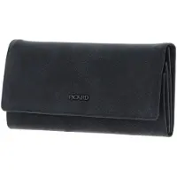 PICARD Geldbörse Lesotho 1 Flap Wallet Black dunkelgrau
